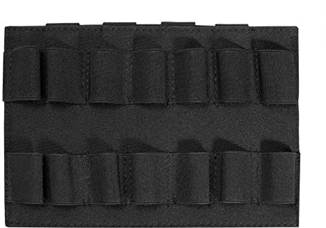 DONGKER Sac de Transport de Cartouche 14 Fusil,Sac de Munitions de Fusil,Molle Porte-munitions de Calibre 12/20 pour Chasse Tactique