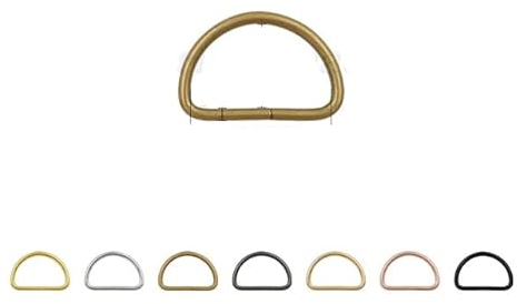 20-1000 Stück Metall verstellbare Schnalle D-Ring für Gurtband Rucksäcke Riemen Taschen Katze Hundehalsband Kettenschnallen DIY Zubehör-Silber, 100 Stück 20 mm