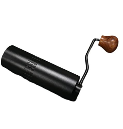 MáQuina De Café Manual PortáTil Para Moler A Mano, MáQuina De Café Con NúCleo De Acero, Para Oficina, Hogar, Molinillo De Café De Mano PequeñA Para Salir Simple (Negro, Gris)-black