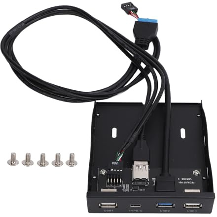 USB3.2 GEN1 Type C Diskettenlaufwerk Bit Panel, 3,5 Zoll HUB 19PIN Zum C Anschluss Vorwärts und Rückwärts 5 Gbit/s für für OS X, für Linux