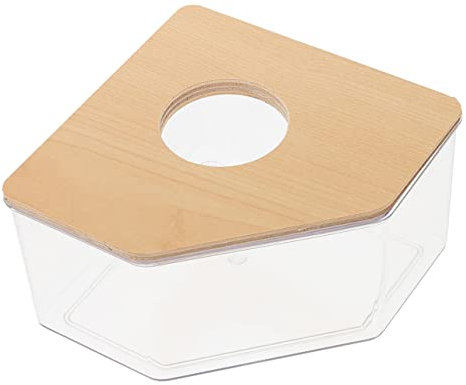 Milisten Hamster Sandbad Box Transparente Sandbadbehälter Für Chinchillas Meerschweinchen Und Wüstenrennmäuse Hygienisch Und Langlebig Für Kleine Haustiere
