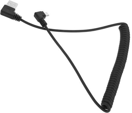 iplusmile Usb Coiled Extension Cable Micro Usb Charging Cable Spring Retractable and Flexible Data Transfer Cord for