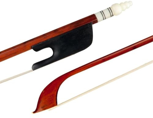 Professioneller Geigenbogen Professioneller Bratschenbogen 16'' Größe Serpentinenholz Runder Stab Weißes Rosshaar Ebenholz Frosch Gut Ausbalanciert