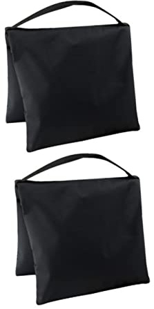 EXCEART 1 Satz Doppelreißverschluss Sandbags für Stative und Boom Stabilisierung für Fotografie Oxford Füllbar Kies für Outdoor Einsätze