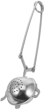 Cabilock Stainless Steel Tea Infuser Tong with Handle Tea Strainer Spoon for Loose Leaf Brewing Suitable for Home Restaurant Office