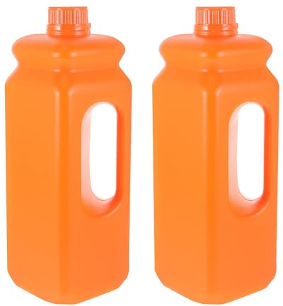 Healeved Brocca per Acqua in Plastica da 25 Litri con Tappo Ermetico Set da 2 Pezzi Brocca Riutilizzabile con Manico Ergonomico per Conservazione Liquidi e Uso Domestico Riutilizzabile