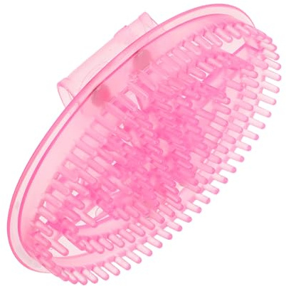 minkissy Meridian Massagebürste für Körper und Kopfhaut Handmassagegerät mit Pvc-textur Ergonomisches Design für Präzise Anwendung zum Peeling und Entspannung