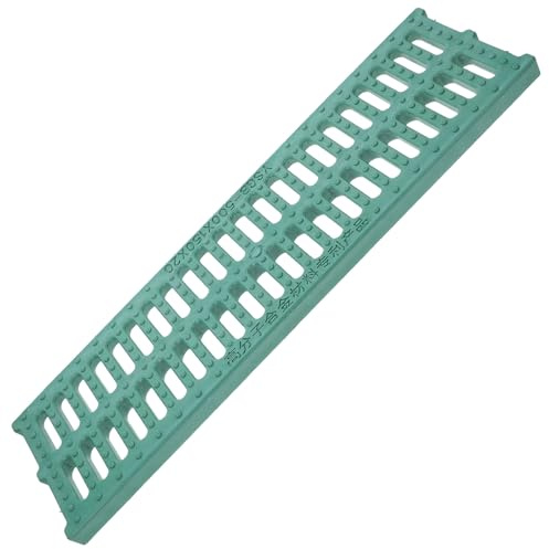 GAROZATION Rejilla para Desagüe Exterior de Plástico Compuesto, Tapa de Drenaje Antideslizante para Canalones y Sumideros en Jardines y Terrazas, Resistencia para Carga Vehicular