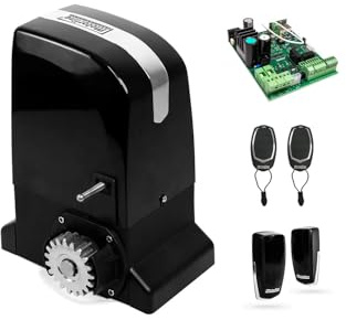 Motorline Galo 600, Kit motor para puertas correderas, Motor brushless de 36V para un uso súper intensivo, puertas correderas de hasta 600 kg