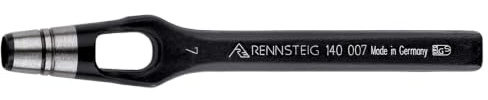 Rennsteig Henkellocheisen (Locheisen, Stanzeisen), schwarz - Ø 7 mm (9/32 Zoll) - 1400070