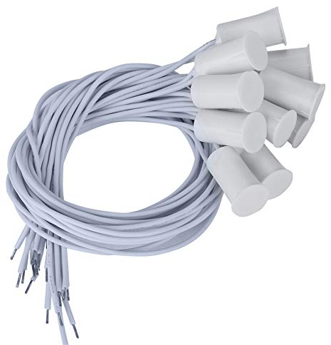 10 stücke NC Einbau Wired Tür Fenster Sensor Magnetschalter Haussicherheits Alarmsystem, Fenster- / Türkontaktsensor Verdrahtete Alarm Magnetischer Reedschalter