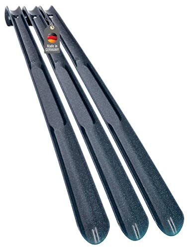 Lantelme skodragare 65 cm 3 stycken med färgurval plast skosked i Tyskland tillverkad XL lång och stabil, - Mörkblå - 36 37 38 39 40 41 42 43 44 45 46