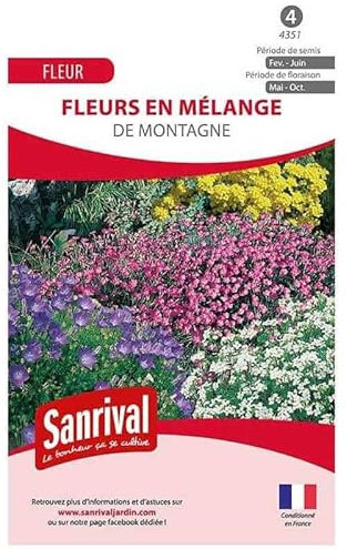 Mélange de fleurs de montagne
