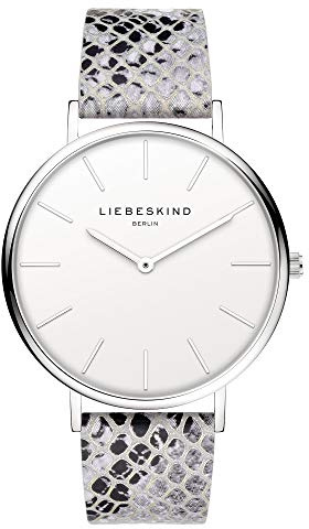 Liebeskind Berlin Damen Analog Quarz Uhr mit Echtleder Armband