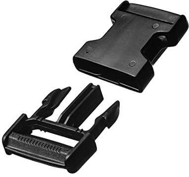 Plastic Side Release Buckle Clip, Luggage, Back pack/rucksack, straps, 25mm, 38mm, 50mm, Black