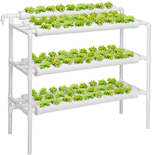 SanBouSi Sistema di coltivazione idroponico a 90 piante, sistema idroponico, per interni per la coltivazione di verdure kit fai da te sistema idroponico