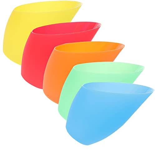 Mikikit 5 Piezas pantalla de herradura bombilla de luz verde pantalla de lámpara de pared dormitorio regalos originales lámpara de escritorio de oficina pantallas de lámpara sombra clara