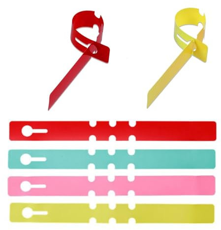 GYWHOOFT 400 Pezzi Marcatori per Piante, Etichette per Piante da Giardino, Marcatori per Piante in Plastica, Etichette da Giardino Impermeabili, per Piante e Alberi da Giardino, Appendere al Giardino