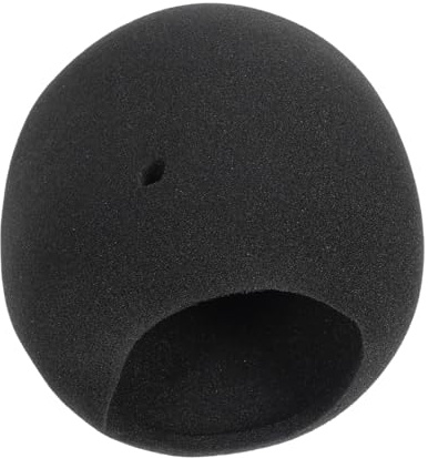 UPKOCH Microphone Sponge Cover Compatible with Blue Snowball Studio Mic, Wind-resistant Foam Protector for Karaoke and Recording, Ktv Singing Accessory, Noise Reduction Cap