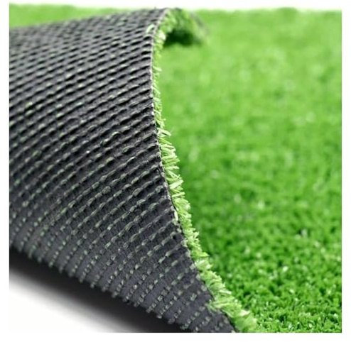 LSSHQ Outdoor Kunstrasen Matte in Grün Wetterfest Kunstgras für Haustiere, Wetterfest Mit Drainagefunktion Grass für Terrasse Innen Grüner Rasenteppich(3.2ftx6.5ft)