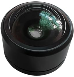 Obiettivo fisheye compatibile con Action 5 Pro con fotocamera grandangolare a 200° obiettivo luce anamorfica – adattatore per obiettivo Fish Eye Espandi i tuoi orizzonti fotografici