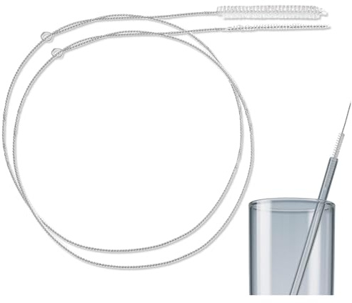 2 Stück Schlauchbürste,Rohrbürste Flaschenbürste Lang Strohhalm Reinigungsbürste Abflussreiniger Bürste Flexible Abflussbürste Cleaning Brush Extra Lange 100cm,für Rohrreinigungsbürste Pfeifenreiniger