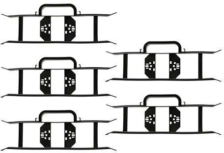 SLx Cable Tidy Reels Pack of 5 H Frame Cable Carriers Extension Lead Holder Cable Winder for Garden Tools Home Office Christmas Lights Electronics Bouncy Castles DJ Black