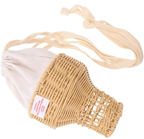 SUPVOX Paquet à Main Seau en Coton Forme Glace pour Adolescentes Paquet Bandoulière Mignon et Original pour Filles de 11 à 14 Ans Léger et Pratique