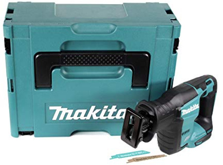 Makita DJR 188 ZJ Akku Reciprosäge 18 V Brushless Säbelsäge Solo im Makpac - ohne Akku, ohne Ladegerät