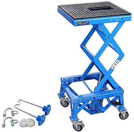Pro-Lift-Werkzeuge Motorrad-Lift Hebebühne 135kg Montageständer Enduro 135 kg Motorrad-Heber Ständer Arbeitsbühne