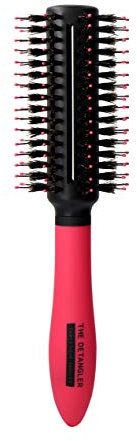 The Detangler Blow Dry Vented Round Grooming Hair Brush with Reinforced Bristle, Melon