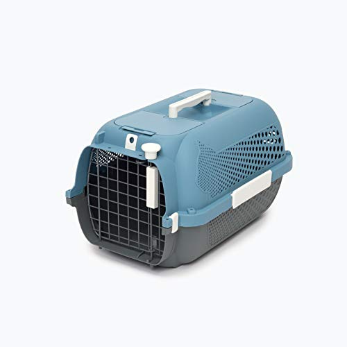 Catit Transportbox für Katzen, Klein, Blaugrau