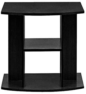 ZooPaul Aquarium Unterschrank Budget 60 x 30 x 60 cm mit gewölbter Frontscheibe Schwarz