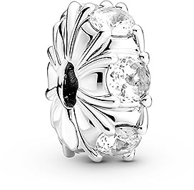 PANDORA Lange Krappen Funkelndes Clip-Charm in Sterling-Silber mit Zirkonia, 790046C01