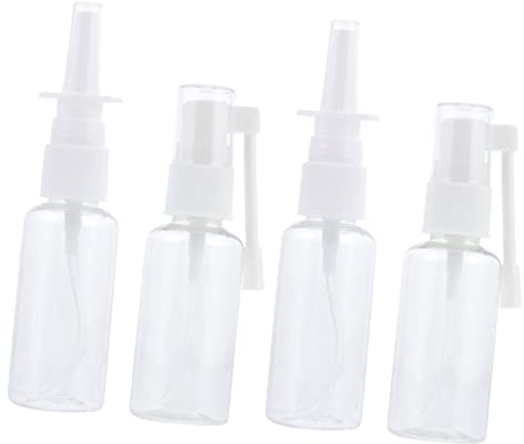 MAGICLULU 4 Stück Flasche Mit Nasenspray Praktische Nasendusche Nasenspülflasche Nasenspülung Nasale Flaschen Plastikbehälter Einstellen Feinen Nebel Kind Das Haustier