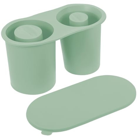 LALADEFIEE -eiswürfelform Mit Deckel Für Becher - Stapelbar Einfach Zu Reinigen Für Cocktails Getränke Und Snacks Elegantem Matcha