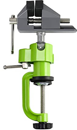 Fresadora de madera Tornillo de banco de aluminio Universal giratorio 360 grados tornillo de banco giratorio abrazadera Universal herramienta fija Corte estable y preciso