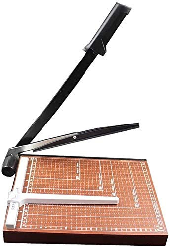 XINYUNFEI Papierschneider a4 Maschine Papierschneider, Home Office Foto-Kartenschneider, 12 Kleiner Papierschneider Holzbasis A4 Papierschneider Guillotine 8 Blatt Schreibtisch Tops Papierschneider