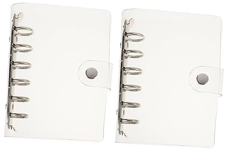 Sewroro 2stücke Transparente Pvc Notizbuchhülle Planerhülle Tagebuch Transparenthülle Pvc Abdeckung Schutz Notizbuchhülle Planerhülle Tagebuchhülle