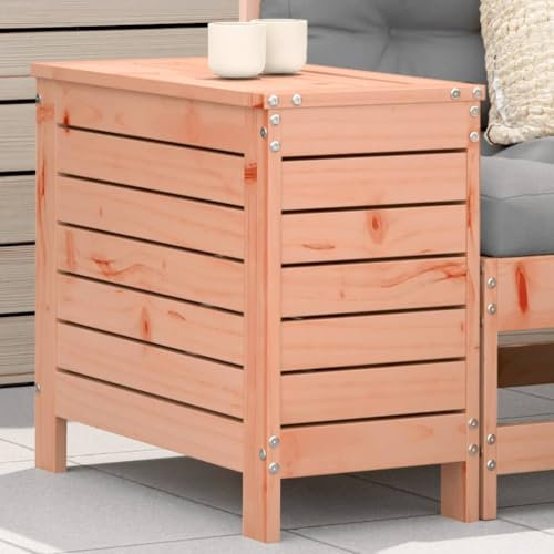 LLEZKBR Outdoor Sitzgelegenheit-Outdoor-Sofas-Garten-Fußhocker 62x31,5x52cm Massivholz Douglas