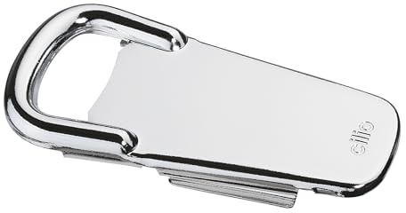 cilio Flaschenöffner MULTIPLO, 3-in-1 verchromtes Metall, Gummieinlage | Kronkorkenöffner, Schraubverschluss-Öffner, Flaschenverschluss, rutschfeste Gummieinlage, dichtes Verschließen