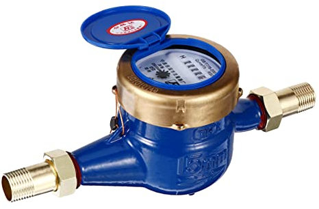 MUCKLILY 1stück Digitaler Wasserzähler Für Kaltwasser Praktisch Präzise Und Stabil Für Täglichen Einsatz Haushalt Und Garten Mit Klarem Ziffernblatt Und Intuitiver Ablesbarkeit