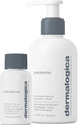 Dermalogica PreCleanse 150ml + 30ml Reisegröße - wasserlösliches Reinigungsöl zum Reinigen und Abschminken. Entfernt hartnäckige Verschmutzungen & beruhigt und pflegt.