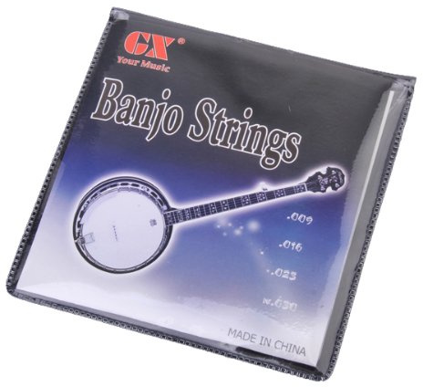 TTETTZ Professioneller 4 Saiten Satz für 4 Saitiges Banjo, Loop End Saite, Nickellegierung Umsponnen