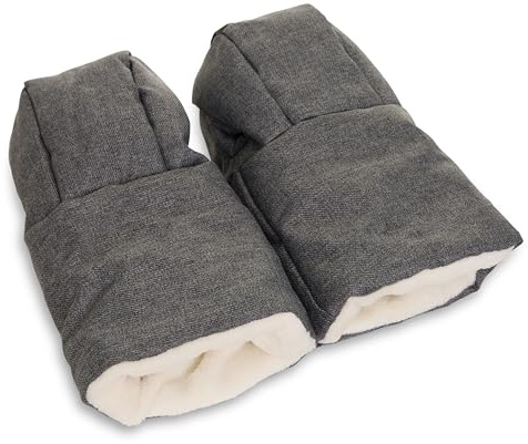Winter Stroller Hand Muff Gloves, 2-Piece Set, Compatible with UPPAbaby Vista, Cruz, RumbleSeat, Ridge & Minu (V2 & V3), Waterproof, Ultra-Plush, Universal Fit