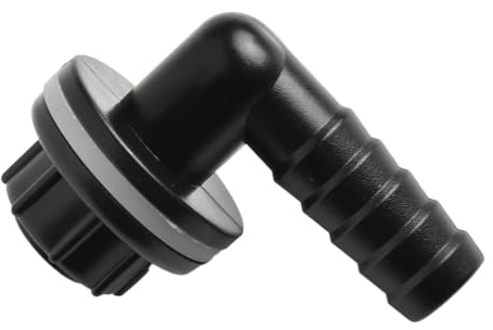 Gettimore 3/8 Zoll auf 14 mm Winkelschlauchverbinder für Wassertank, Aquarium und Bewässerungssysteme