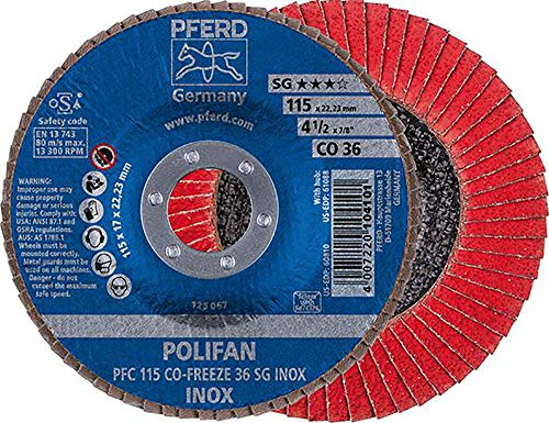 Pferd 67711580 Schleifscheibe für Feuermelder Pferd Ø 115 mm 10 Stück