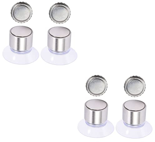 CIYODO 4sätze Magnetische Seifenschalen Punch Soap Rack Mit Starkem Saugnapf Für Badezimmer Küchenfreundlicher Seifenhalter Einfache Installation Platzsparend Und