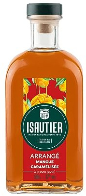 Rhum arrangé ISAUTIER – Mangue caramel – 40° - 3x50cl