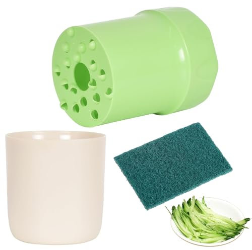 Ylinwtech Rallador Manual Giratorio Manual Viene Con 1 Paño De Limpieza,Rallador De Manzanas De Plástico,Rallador De Manzanas,Herramienta De Cocina Multifuncional,Fácil Rallado De Manzanas,Para Frutas